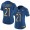 Cowboys #21 Ezekiel Elliott Navy Women's Stitched NFL Limited Gold NFC 2017 Pro Bowl Jersey