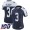 Dallas Cowboys #3 Garrett Gilbert Navy Blue Thanksgiving Women's Stitched NFL 100th Season Vapor Throwback Limited Jersey