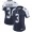 Dallas Cowboys #3 Garrett Gilbert Navy Blue Thanksgiving Women's Stitched NFL Vapor Throwback Limited Jersey