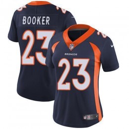 Denver Broncos #23 Devontae Booker Blue Alternate Women's Stitched NFL Vapor Untouchable Limited Jersey