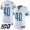 Detroit Lions #40 Jarrad Davis White Women's Stitched NFL 100th Season Vapor Limited Jersey