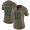 Green Bay Packers #10 Darrius Shepherd Olive Women's Stitched NFL Limited 2017 Salute To Service Jersey
