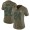 Green Bay Packers #24 Josh Jones Olive Women's Stitched NFL Limited 2017 Salute to Service Jersey