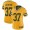 Green Bay Packers #37 Josh Jackson Yellow Women's Stitched NFL Limited Rush Jersey