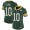 Packers #10 Jordan Love Green Team Color Women's 100th Season Stitched NFL Vapor Untouchable Limited Jersey