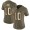 Packers #10 Jordan Love Olive/Gold Women's Stitched NFL Limited 2017 Salute To Service Jersey