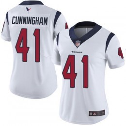 Houston Texans #41 Zach Cunningham White Women's Stitched NFL Vapor Untouchable Limited Jersey