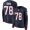 Houston Texans #78 Laremy Tunsil Navy Blue Team Color Women's Stitched NFL Limited Therma Long Sleeve Jersey