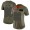 Houston Texans #88 Jordan Akins Camo Women's Stitched NFL Limited 2019 Salute To Service Jersey