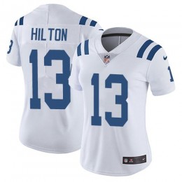Colts #13 T.Y. Hilton White Women's Stitched NFL Vapor Untouchable Limited Jersey