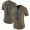 Indianapolis Colts #1 Pat McAfee Olive Women's Stitched NFL Limited 2017 Salute to Service Jersey
