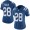 Indianapolis Colts #28 Marshall Faulk Royal Blue Team Color Women's Stitched NFL Vapor Untouchable Limited Jersey