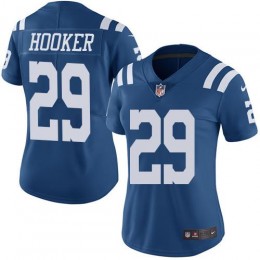 Indianapolis Colts #29 Malik Hooker Royal Blue Women's Stitched NFL Limited Rush Jersey