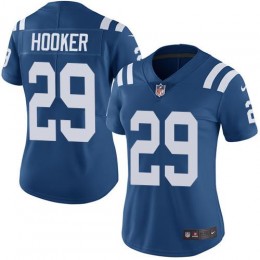 Indianapolis Colts #29 Malik Hooker Royal Blue Team Color Women's Stitched NFL Vapor Untouchable Limited Jersey