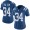 Indianapolis Colts #34 Rock Ya-Sin Royal Blue Women's Stitched NFL Limited Rush Jersey