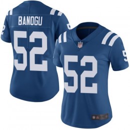 Indianapolis Colts #52 Ben Banogu Royal Blue Team Color Women's Stitched NFL Vapor Untouchable Limited Jersey