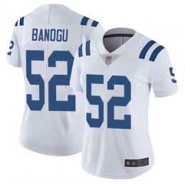 Indianapolis Colts #52 Ben Banogu White Women's Stitched NFL Vapor Untouchable Limited Jersey
