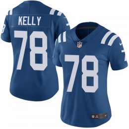 Indianapolis Colts #78 Ryan Kelly Royal Blue Team Color Women's Stitched NFL Vapor Untouchable Limited Jersey