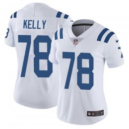 Indianapolis Colts #78 Ryan Kelly White Women's Stitched NFL Vapor Untouchable Limited Jersey