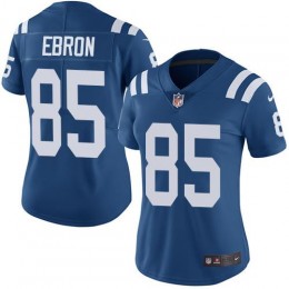 Indianapolis Colts #85 Eric Ebron Royal Blue Women's Stitched NFL Limited Rush Jersey