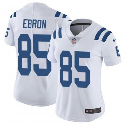 Indianapolis Colts #85 Eric Ebron White Women's Stitched NFL Vapor Untouchable Limited Jersey