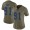 Indianapolis Colts #91 Sheldon Day Olive Women's Stitched NFL Limited 2017 Salute To Service Jersey