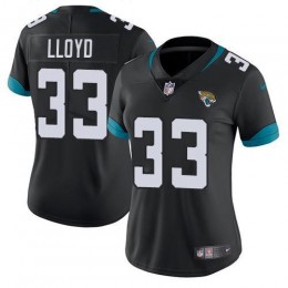 Jaguars #33 Devin Lloyd Black Team Color Women's Stitched NFL Vapor Untouchable Limited Jersey