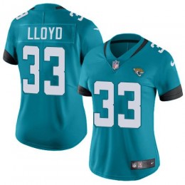 Jaguars #33 Devin Lloyd Teal Green Alternate Women's Stitched NFL Vapor Untouchable Limited Jersey