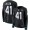 Jaguars #41 Josh Allen Black Team Color Women's Stitched NFL Limited Therma Long Sleeve Jersey