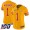 Chiefs #1 Jerick McKinnon Gold Super Bowl LVII Patch Women's Stitched NFL Limited Inverted Legend 100th Season Jersey