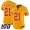 Chiefs #21 Trent McDuffie Gold Super Bowl LVII Patch Women's Stitched NFL Limited Inverted Legend 100th Season Jersey