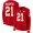 Chiefs #21 Trent McDuffie Red Team Color Women's Stitched NFL Limited Therma Long Sleeve Jersey