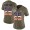 Chiefs #25 Clyde Edwards-Helaire Olive/USA Flag Women's Super Bowl LV Bound Stitched NFL Limited 2017 Salute To Service Jersey