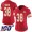 Chiefs #38 L'Jarius Sneed Red Team Color Women's Stitched NFL 100th Season Vapor Limited Jersey