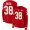 Chiefs #38 L'Jarius Sneed Red Team Color Women's Stitched NFL Limited Therma Long Sleeve Jersey
