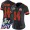 Kansas City Chiefs #14 Sammy Watkins Black Super Bowl LIV 2020 Women's Stitched NFL Limited Rush 100th Season Jersey
