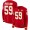 Kansas City Chiefs #59 Reggie Ragland Red Team Color Women's Stitched NFL Limited Therma Long Sleeve Jersey