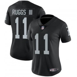Las Vegas Raiders #11 Henry Ruggs III Black Team Color Women's Stitched NFL Vapor Untouchable Limited Jersey