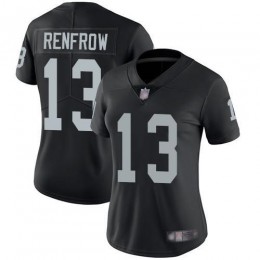 Las Vegas Raiders #13 Hunter Renfrow Black Team Color Women's Stitched NFL Vapor Untouchable Limited Jersey