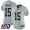 Las Vegas Raiders #15 Nelson Agholor Silver Women's Stitched NFL Limited Inverted Legend 100th Season Jersey