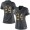 Las Vegas Raiders #24 Marshawn Lynch Black Women's Stitched NFL Limited 2016 Salute to Service Jersey