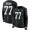 Las Vegas Raiders #77 Trent Brown Black Team Color Women's Stitched NFL Limited Therma Long Sleeve Jersey