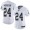 Raiders #24 Charles Woodson White Women's Stitched NFL Vapor Untouchable Limited Jersey