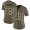 Raiders #28 Josh Jacobs Olive/Camo Women's Stitched NFL Limited 2017 Salute To Service Jersey