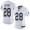 Raiders #28 Josh Jacobs White Women's Stitched NFL Vapor Untouchable Limited Jersey