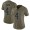 Raiders #4 Derek Carr Olive Women's Stitched NFL Limited 2017 Salute To Service Jersey