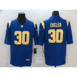 Men's Youth Women's Los Angeles Chargers #30 Austin Ekeler Royal Blue Color Rush Stitched NFL Limited Jersey