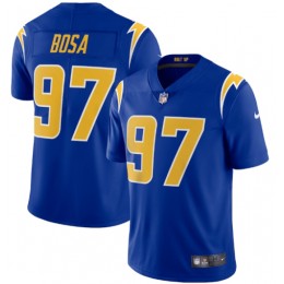 Men's Youth Women's Los Angeles Chargers #97 Joey Bosa Royal Blue Color Rush Stitched NFL Limited Jersey