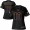 Chargers #10 Justin Herbert Black Women's NFL Fashion Game Jersey