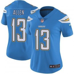 Chargers #13 Keenan Allen Electric Blue Alternate Women's Stitched NFL Vapor Untouchable Limited Jersey
